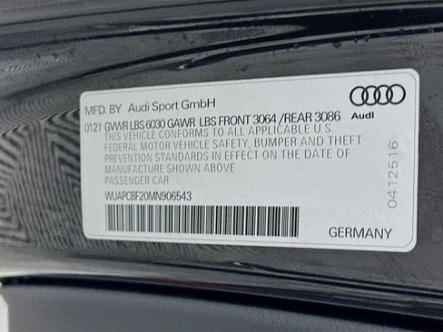 Used 2021 Audi RS 7 Sportback w/ Carbon Optic Package AWD/4WD image 33