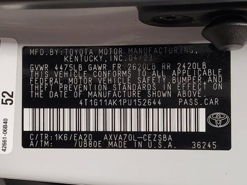 Used 2023 Toyota Camry SE FWD image 33