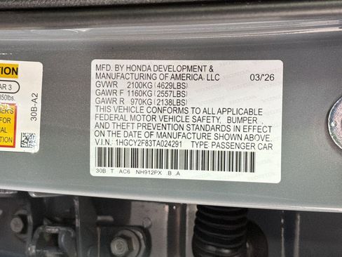 New 2026 Honda Accord Touring image 20