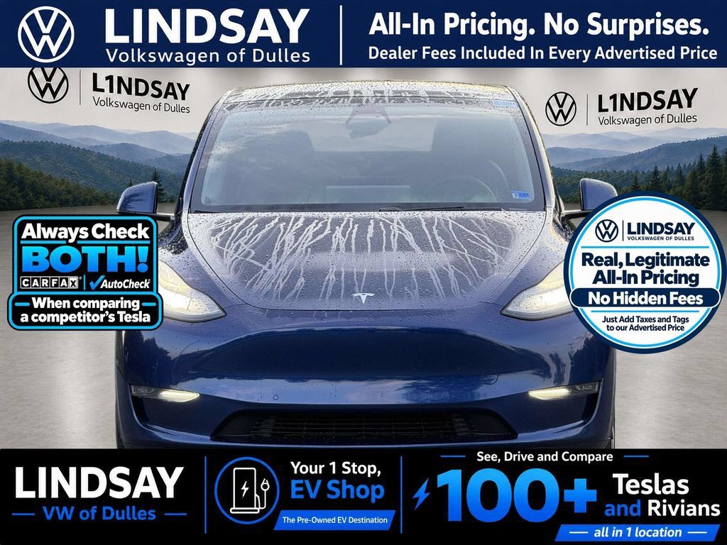 Used 2020 Tesla Model Y Long Range AWD/4WD image 2