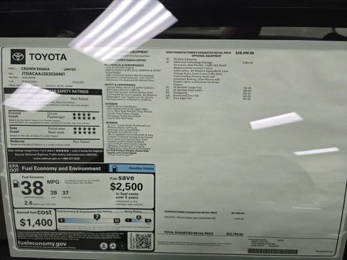 New 2025 Toyota Crown Signia image 7