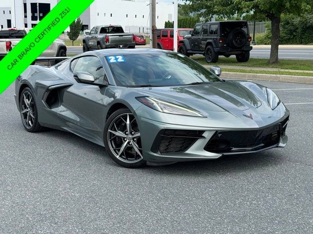 Certified 2022 Chevrolet Corvette Stingray Premium Cpe w/ Z51 Performance Package RWD image 1