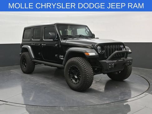 Used 2021 Jeep Wrangler Unlimited Sport w/ Sun And Sound Package AWD/4WD image 1