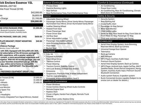Used 2020 Buick Enclave Essence w/ Sound and Sites Package FWD image 26