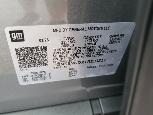 New 2026 Chevrolet Tahoe LT w/ Comfort Package image 21