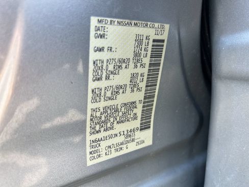 Used 2018 Nissan Titan SV w/ SV Convenience Package AWD/4WD image 36