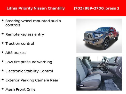 Used 2021 Toyota Tacoma TRD Sport w/ Technology Package AWD/4WD image 12