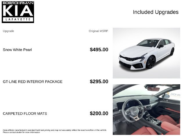 New 2026 Kia K5 GT-Line w/ GT-Line Red Interior Package AWD/4WD image 4