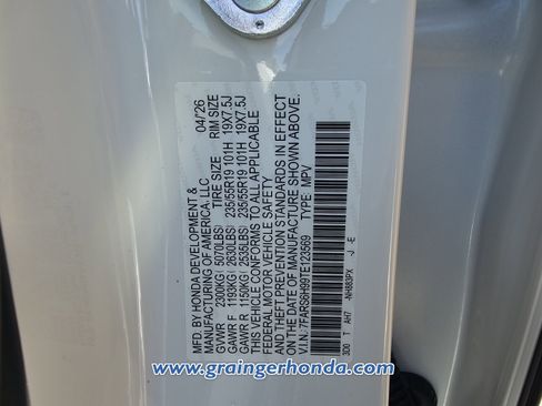 New 2026 Honda CR-V Sport Touring image 13