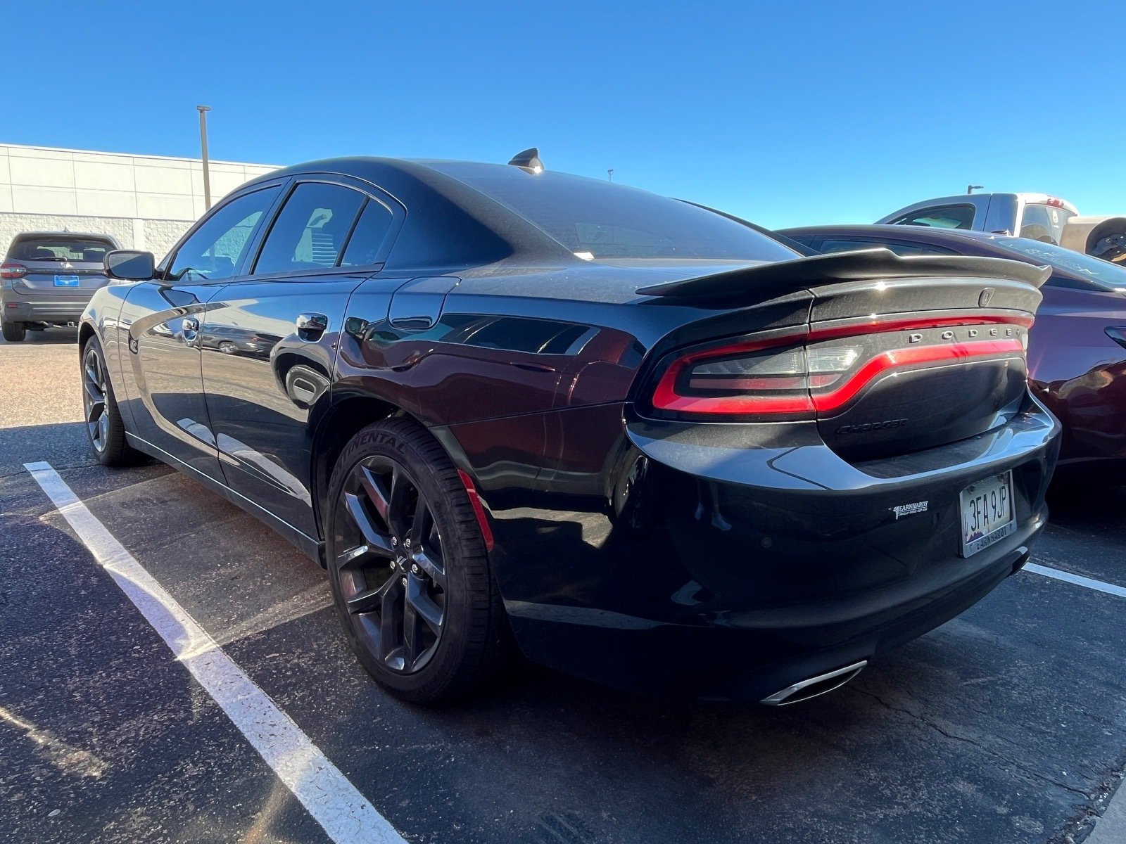 Used 2023 Dodge Charger SXT w/ Blacktop Package RWD image 3
