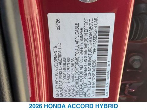 New 2026 Honda Accord Touring image 26