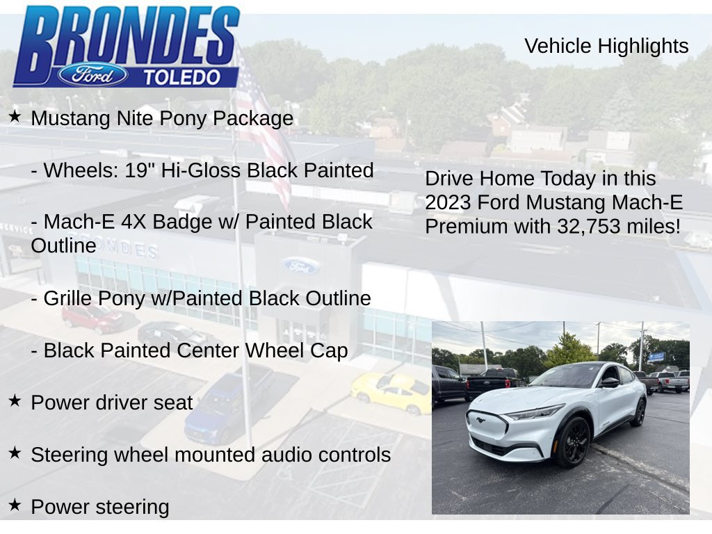 Used 2023 Ford Mustang Mach-E Premium w/ Mustang Nite Pony Package AWD/4WD image 12