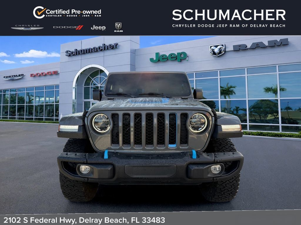 Used 2022 Jeep Wrangler Unlimited Rubicon 4xe w/ Steel Bumper Group AWD/4WD image 2