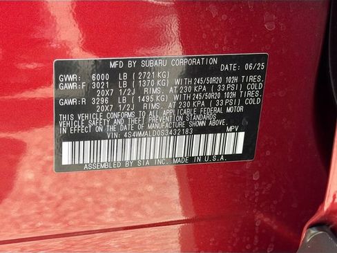 Used 2025 Subaru Ascent Limited w/ Popular Package #2 AWD/4WD image 48