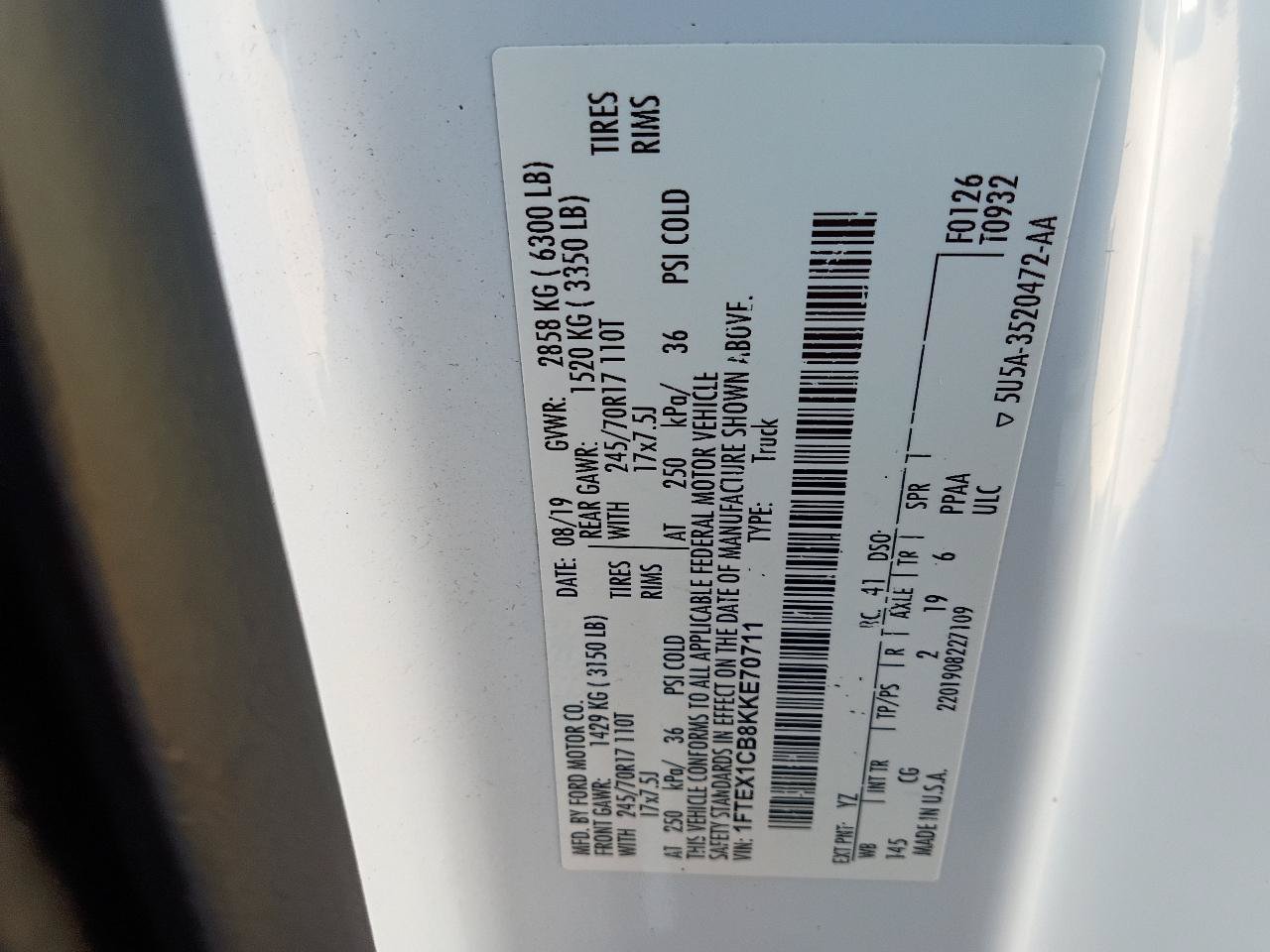 Used 2019 Ford F150 XL w/ Equipment Group 101A Mid RWD image 31