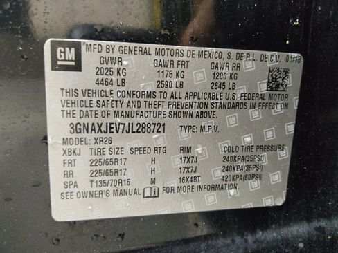 Used 2018 Chevrolet Equinox LT w/ LPO, Floor Liner Package FWD image 33