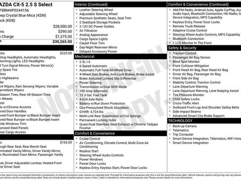 Used 2023 MAZDA CX-5 AWD 2.5 S w/ Select Package image 2