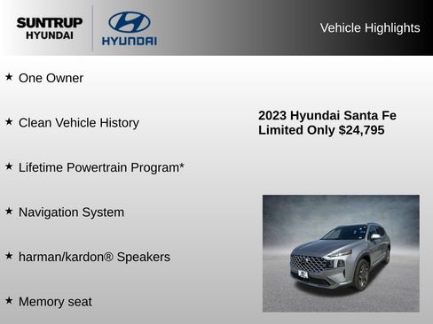 Used 2023 Hyundai Santa Fe Limited image 8