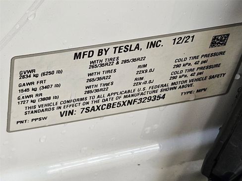 Used 2022 Tesla Model X AWD/4WD image 27