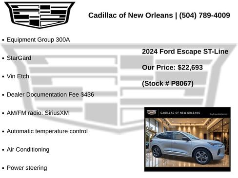 Used 2024 Ford Escape ST-Line FWD image 7