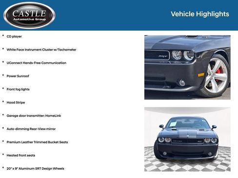 Used 2009 Dodge Challenger SRT8 w/ SRT Option Group II RWD image 8