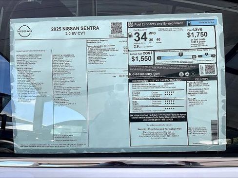 Certified 2025 Nissan Sentra SV w/ All-Weather Package FWD image 19