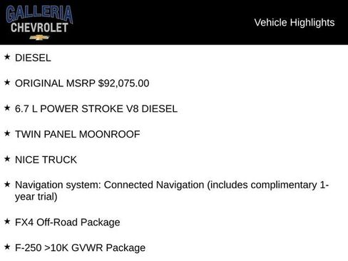 Used 2024 Ford F250 King Ranch w/ FX4 Off-Road Package AWD/4WD image 5