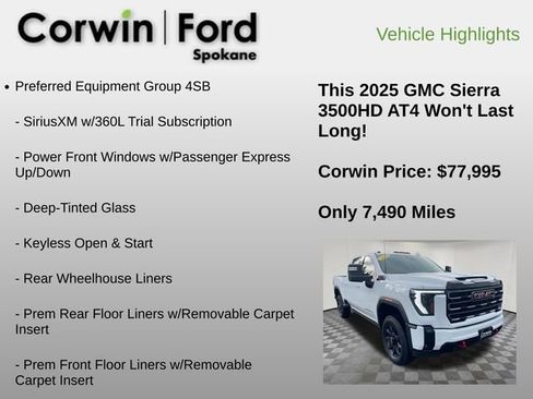 Used 2025 GMC Sierra 3500 AT4 w/ AT4 Premium Plus Package image 6