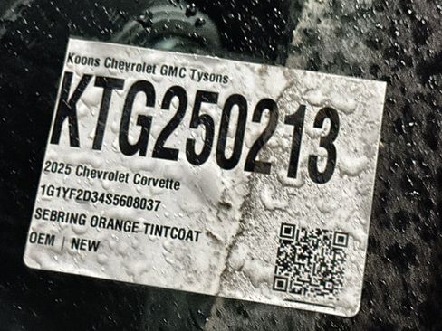 New 2025 Chevrolet Corvette Z06 w/ Battery Protection Package image 26