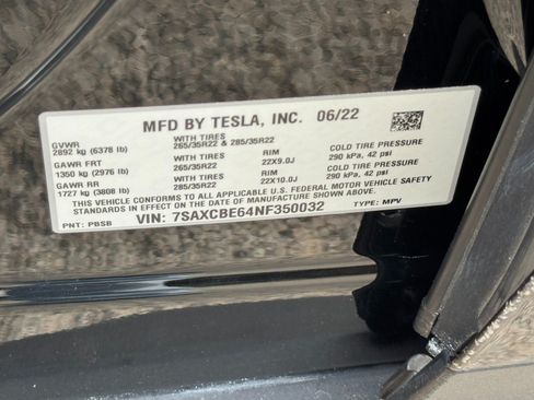 Used 2022 Tesla Model X Plaid AWD/4WD image 47