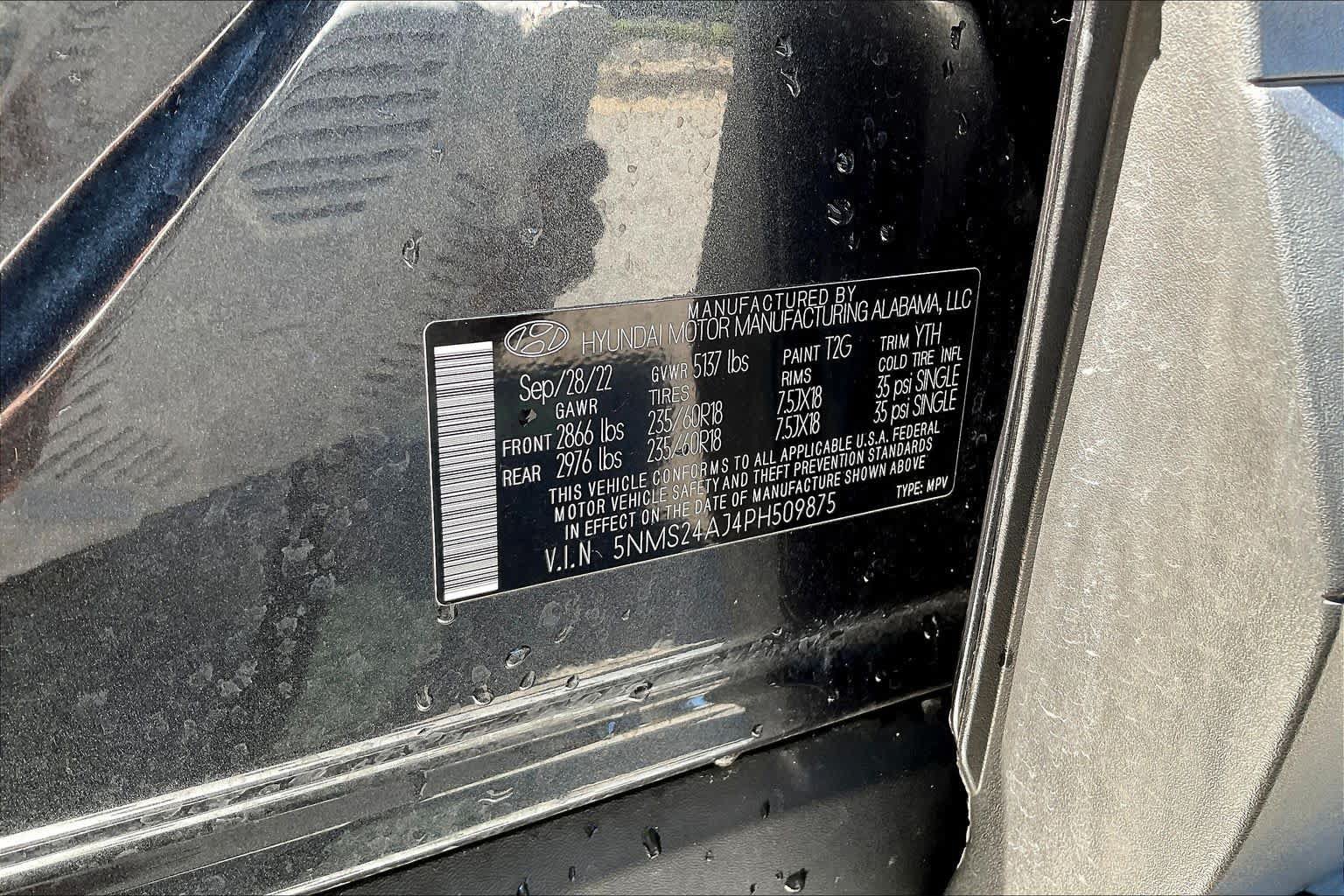 Used 2023 Hyundai Santa Fe SEL w/ Cargo Package FWD image 34
