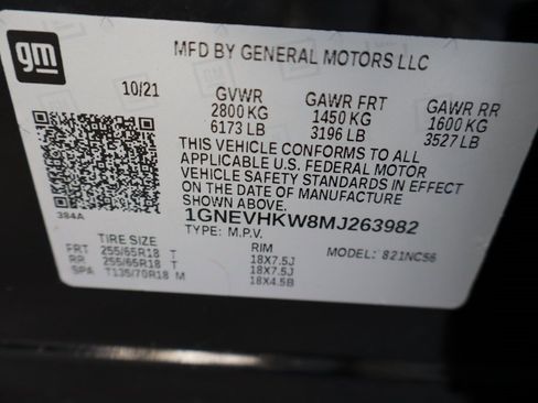 Used 2021 Chevrolet Traverse LT image 41