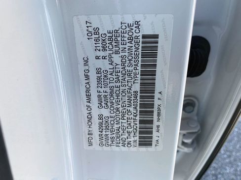 Used 2018 Honda Accord EX image 31