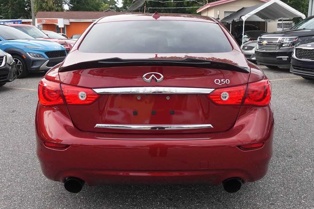 Used 2016 INFINITI Q50 3.0t Premium w/ 3.0T Premium Plus Package RWD image 6