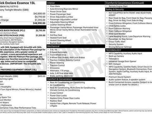 Used 2022 Buick Enclave Essence w/ Experience Buick Package FWD image 2