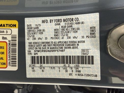 New 2025 Ford Bronco Sport Heritage w/ Convenience Package image 14