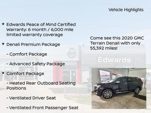 Used 2020 GMC Terrain Denali w/ Denali Premium Package AWD/4WD image 11