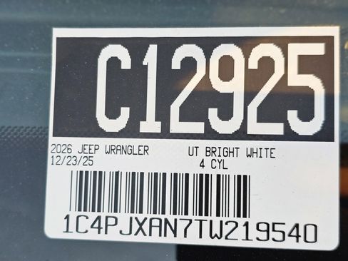 New 2026 Jeep Wrangler Sport image 10