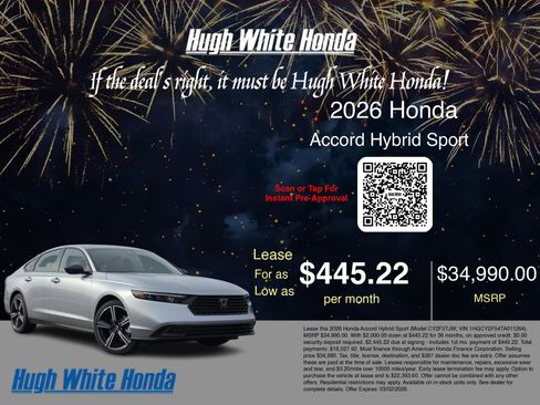 New 2026 Honda Accord Sport image 3