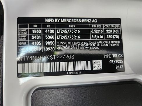 New 2025 Mercedes-Benz Sprinter 2500 image 23