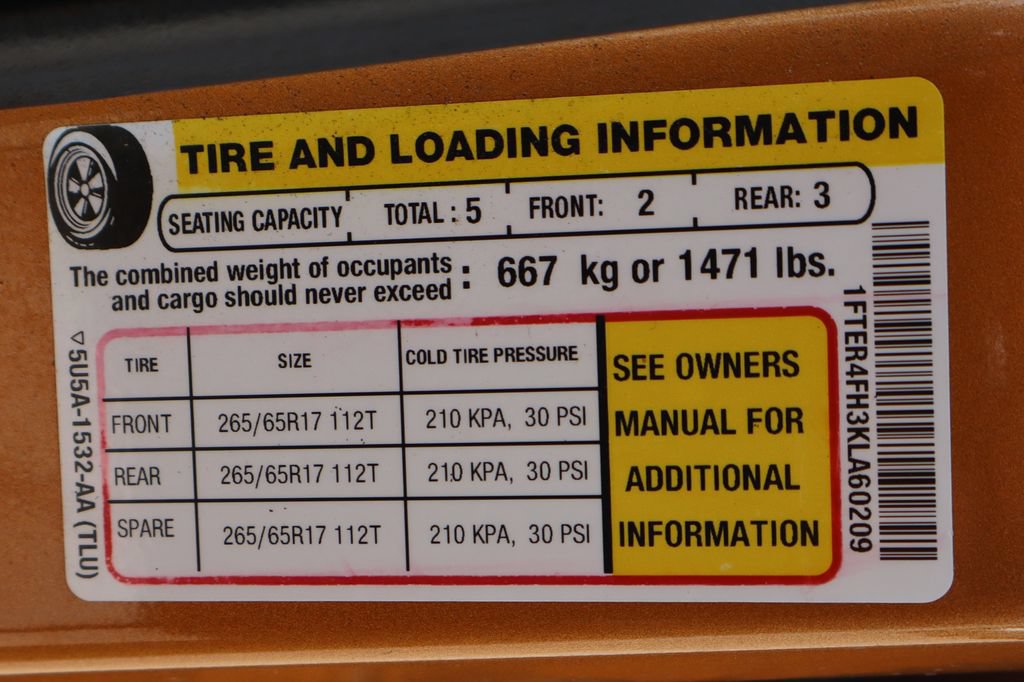 Used 2019 Ford Ranger XLT w/ Equipment Group 302A Luxury AWD/4WD image 55