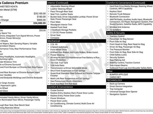 Used 2014 Kia Cadenza Premium image 41