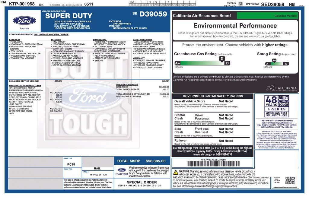 Used 2025 Ford F250 XLT w/ FX4 Off-Road Package AWD/4WD image 34
