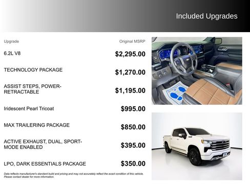 Used 2024 Chevrolet Silverado 1500 High Country w/ Technology Package AWD/4WD image 5