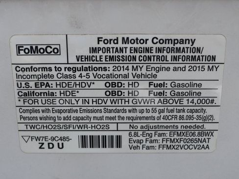 Used 2015 Ford E-450 and Econoline 450 Super Duty w/ Shuttle Bus Prep Package image 15