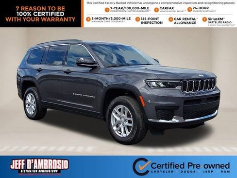 Certified 2025 Jeep Grand Cherokee L Laredo AWD/4WD image 1