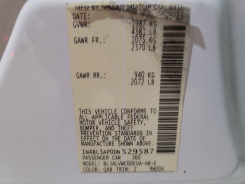 Used 2013 Nissan Altima 3.5 SL w/ Technology Pkg image 33