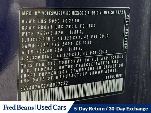 Used 2022 Volkswagen Tiguan SEL R-Line AWD/4WD image 36