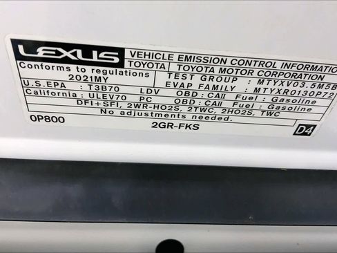 Used 2021 Lexus ES 350 F Sport w/ Special Edition FWD image 30