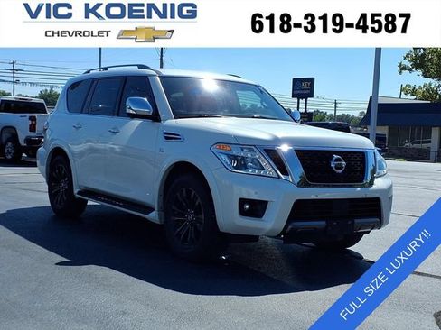 Used 2019 Nissan Armada Platinum w/ Captain's Chairs Package AWD/4WD image 1